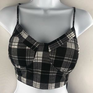 Plaid Crop Top